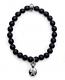 KING BABY 〔キングベイビー〕 ブレスレット Black Onyx Bead w/Star|BRACELETS|【KING BABY】 