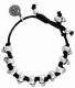 KING BABY 〔キングベイビー〕 ブレスレット Knotted Cord With Sideways Skulls|BRACELETS|【KING BABY】 