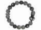KING BABY 〔キングベイビー〕 ブレスレット 10mm Labradorite w/Silver DOTD Heart|BRACELETS|【KING BABY】 