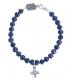 KING BABY 〔キングベイビー〕 ブレスレット  SAPPHIRE w/ ANCIENT CROSS|BRACELETS|【KING BABY】 