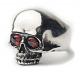 KING BABY 〔キングベイビー〕 リング OLD JEWELLY    SKULL WITH RED STONE EYES|RING|【KING BABY】 