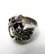 KING BABY 〔キングベイビー〕 リング OLD JEWELLY    WINGED SHIELD  PURPLE STONE|RING|【KING BABY】 