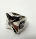 KING BABY 〔キングベイビー〕 リング OLD JEWELLY   BARON'S CROSS   PURPLE STONE|RING|【KING BABY】 