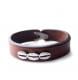 CHAFF DESIGN�̥���ա��ǥ������Leather On Coffee Beans Bracelet