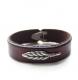 CHAFF DESIGN�̥���ա��ǥ������Leather On Medium Wheat Bracelet