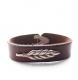 CHAFF DESIGN�̥���ա��ǥ������Leather On Large wheat Bracelet