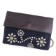 HTC Sunset Short Wallet Flower Suede Mix TQS N / Navy