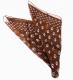 HTC ̎Î͡ SCARF FOULARD SKULLS 70  /  BROWN