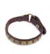 HTC Bracelet Square Studs #2 B / Brown
