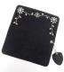 HTC Long Wallet Flower Suede #5 TQS N / Black