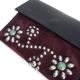 HTC Sunset Short Wallet Flower Suede Mix TQS N / Brown