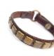 HTC Bracelet Square Studs #2 B / Brown