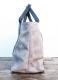 HTC �̎������Î��������� �Хå� ���� Turquoise Flower Studs Suede Tote Bag / Grey��Black