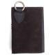 HTC Sunset Short Wallet Flower Suede Mix BLACK N / D Brown