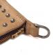 HTC Sunset L-zip Wallet Flower Suede #1 TQS N / Beige