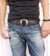 HTC Oval Buckle Black Stone / Nickel
