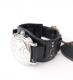 HTC �̎������Î��������͡������å��٥�� Emboss Police Black Watch Belt / YELLOW-BLACK Glass Stone