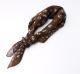 HTC ̎Î͡ SCARF FOULARD SKULLS 70  /  BROWN