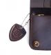 HTC Long Wallet Flower Suede #5 TQS B / Brown