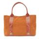 HTC Sunset Tote Bag Flower Suede #2 TQS N / Camel