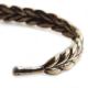 CHAFF DESIGN�̥���ա��ǥ������Wheat Brass Solid Bangle