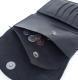 HTC Long Wallet Flower & Umbrella Suede mix #6 BLACK N / Wine red