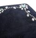 HTC Long Wallet Flower Suede #5 TQS N / Black