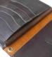HTC Long Wallet Flower & Umbrella Suede mix #6 TQS B / Camel