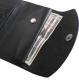 HTC Long Wallet Flower & Umbrella Suede mix #6 BLACK N / Brown