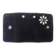 HTC Key Case Flower Suede #2 BLK N / Black