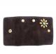 HTC Key Case Flower Suede #2 TQS B / D Brown