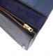 HTC Long Wallet Flower Suede #5 TQS N / Navy