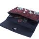 HTC Sunset Short Wallet Flower Suede Mix TQS N / Brown