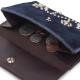 HTC Sunset Short Wallet Flower Suede Mix TQS N / Navy