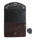 HTC Long Wallet Flower & Umbrella Suede mix #6 BLACK N / Brown