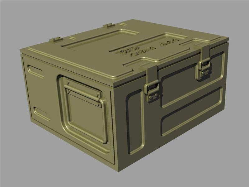 アメリカ軍２５ｍｍ機関砲用弾薬箱 DEF.MODEL[DM35152]1/35 現用 アメリカ M242ブッシュマスター