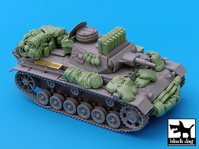 ブラックドッグ T35030 1/35 ドイツ III号戦車N型 アクセサリーセット