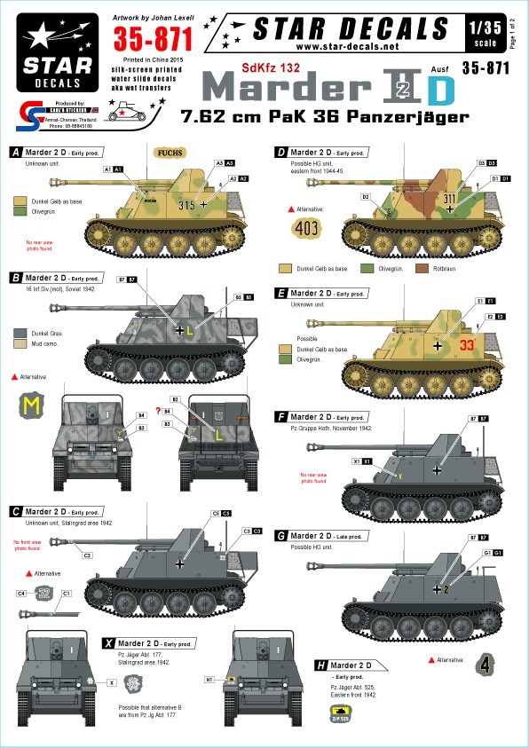 ǥ 35-871 1/35 ޡII D-762cm PaK 36 