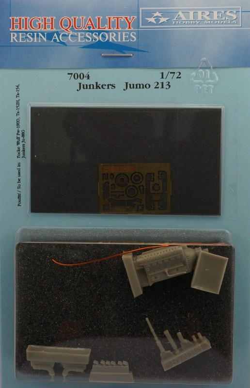 アイリス 7004 1/72 ユンカース ユモ 213 エンジン(汎用) AIRES,1/72 ホビーショップ パンツァーレーア