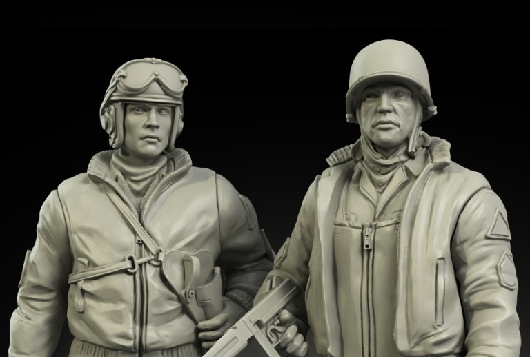 �ѥ�ĥ��������� FI35-006 WWII 1/35 ����ꥫΦ�����ʼ �ߵ����� 2�Υ��å�