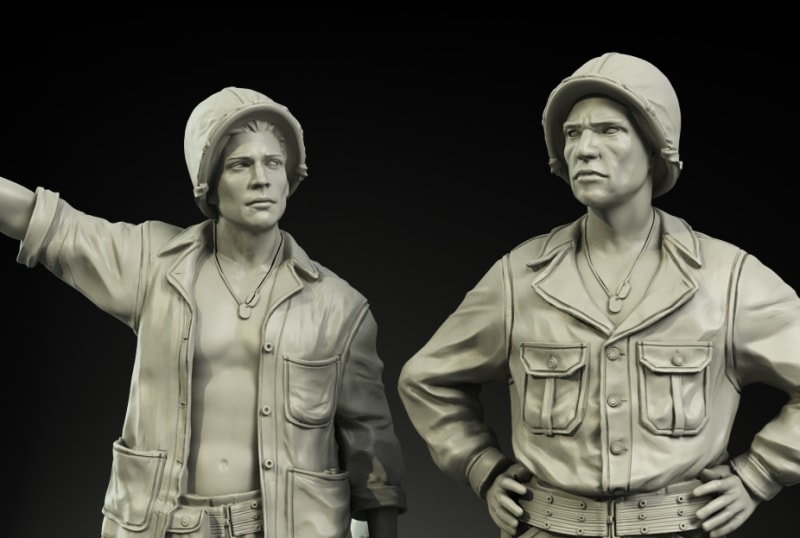 �ѥ�ĥ��������� FI35-015 1/35 WWII ����ꥫΦ�����ʼ PTO (��ʿ�����) 2�Υ��å�