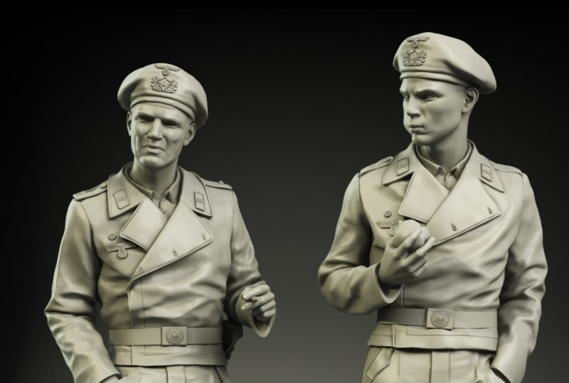 �ѥ�ĥ��������� FI35-018 1/35 WWII��� �ɥ������ʼ(1939-40) 2�Υ��å�