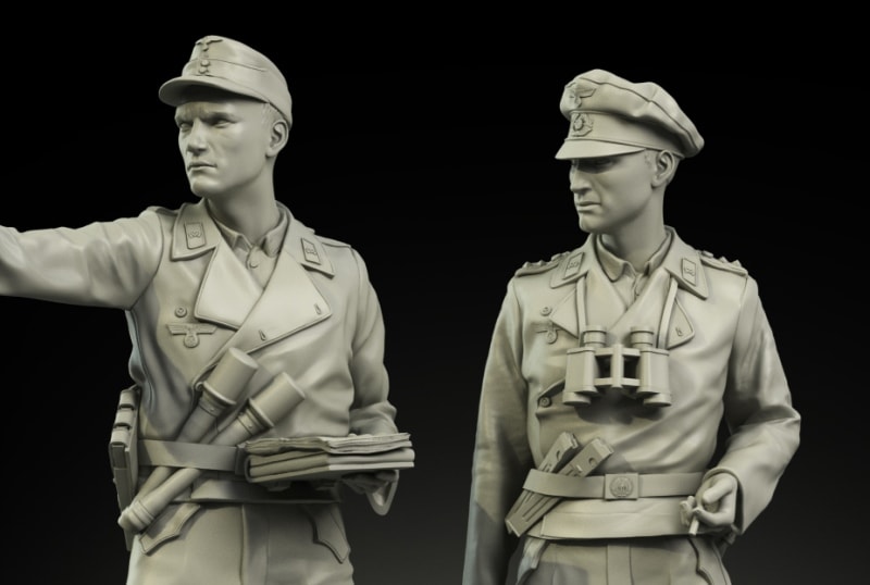 �ѥ�ĥ��������� FI35-021 1/35 WWII ��� �ɥ������ʼ(1941-45) 2�Υ��å�