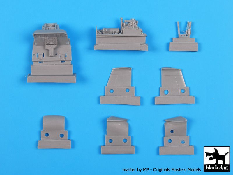 ブラックドッグ A72067 1/72 Ch-46 D フロントエンジン+コックピット