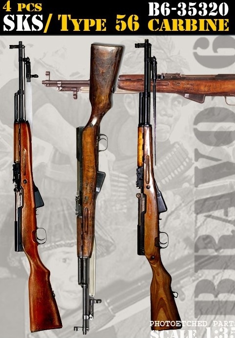 ブラボー6 35320 1/35 ソビエト軍 SKS(シモノフ自動装填カービン)56式
