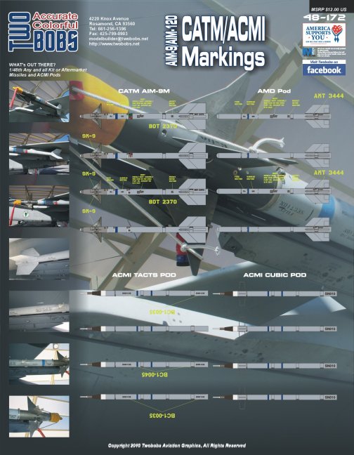 ȥܥ֥ 48-172 1/48 AIM-9/AIM-120 CATM/ACMI ޡ