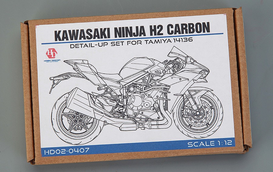 ホビーデザイン HD02-0407 1/12 カワサキ ニンジャ H2 カーボン