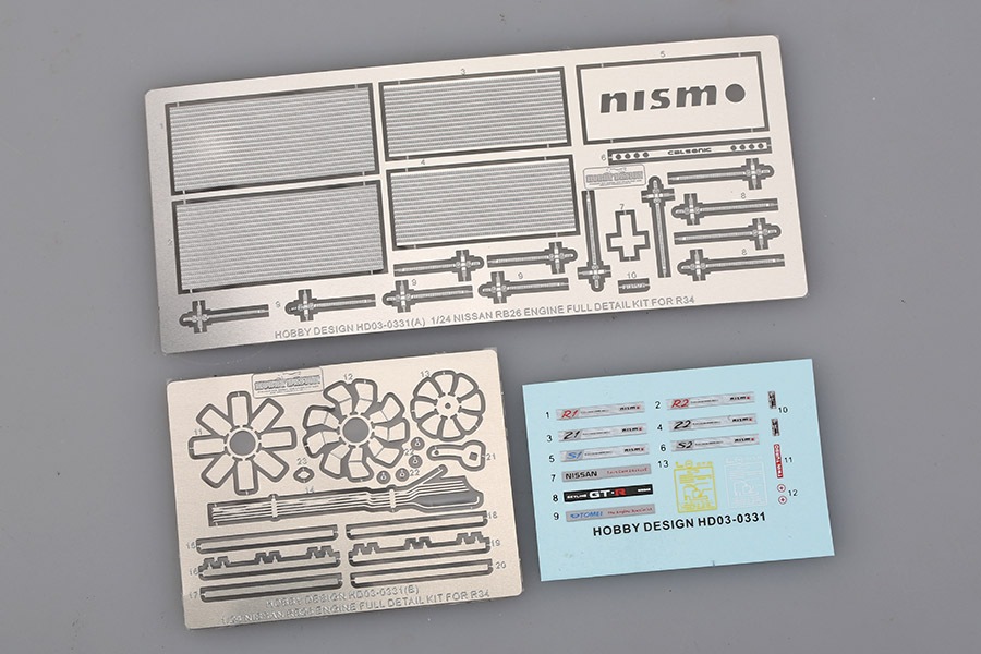 ホビーデザイン HD03-0331 1/24 日産 RB26DETT エンジンキット R34用