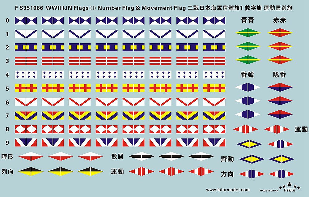 ファイブスターモデル FS351086 1/350 WWII 日本海軍 軍艦旗 1