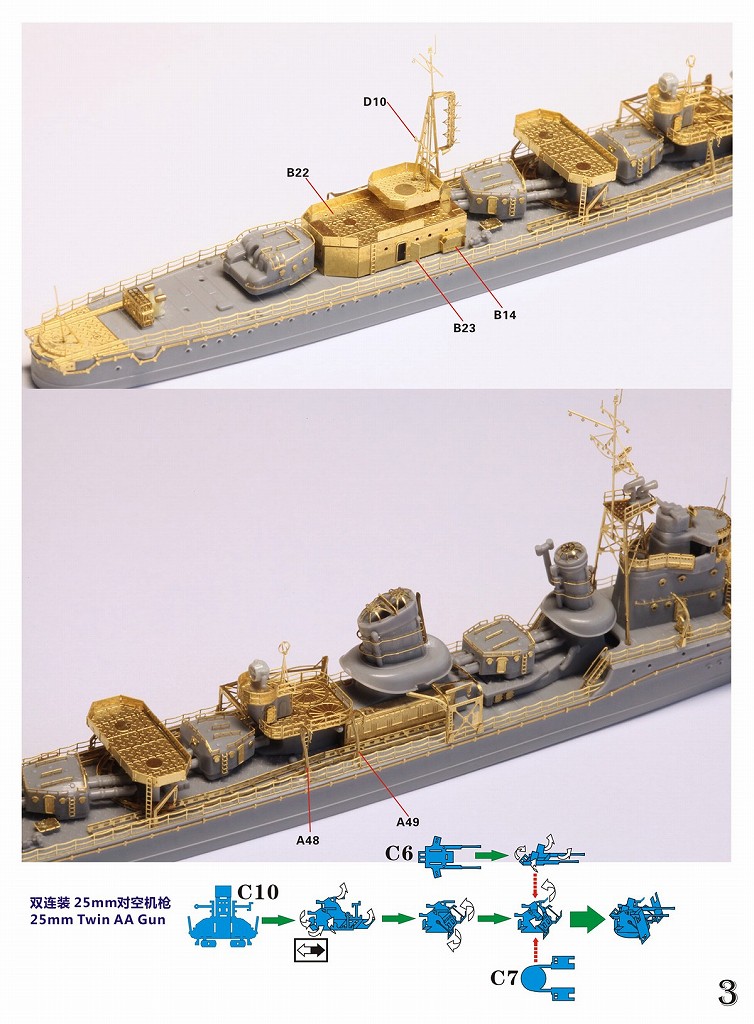 ファイブスターモデル FS710303 1/700 WWII 日本海軍 特型駆逐艦